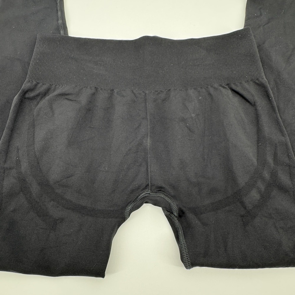 Gymshark Everyday Seamless Black High Waisted Leggings Women's Medium M Athletic - Picture 9 of 12